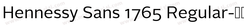 Hennessy Sans 1765 Regular字体转换